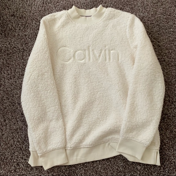 Calvin Klein Sherpa Sweater - Picture 10 of 11